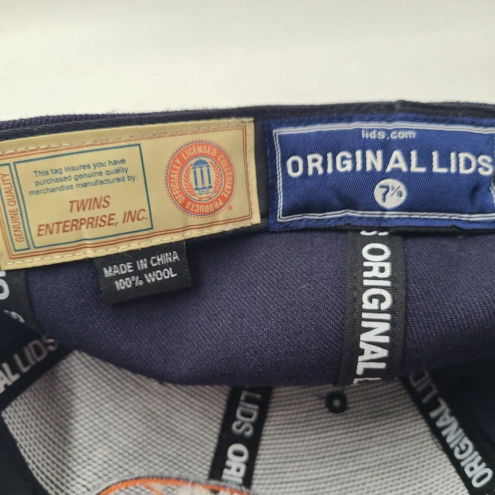 Vintage Virginia Cavaliers Hat Fitted 7 1/8‎ Twins Enterprise Blue NCAA Wool Men